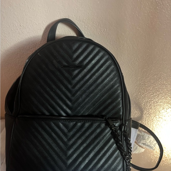 Aldo Black Quilted  Backpack - Picture 1 of 2